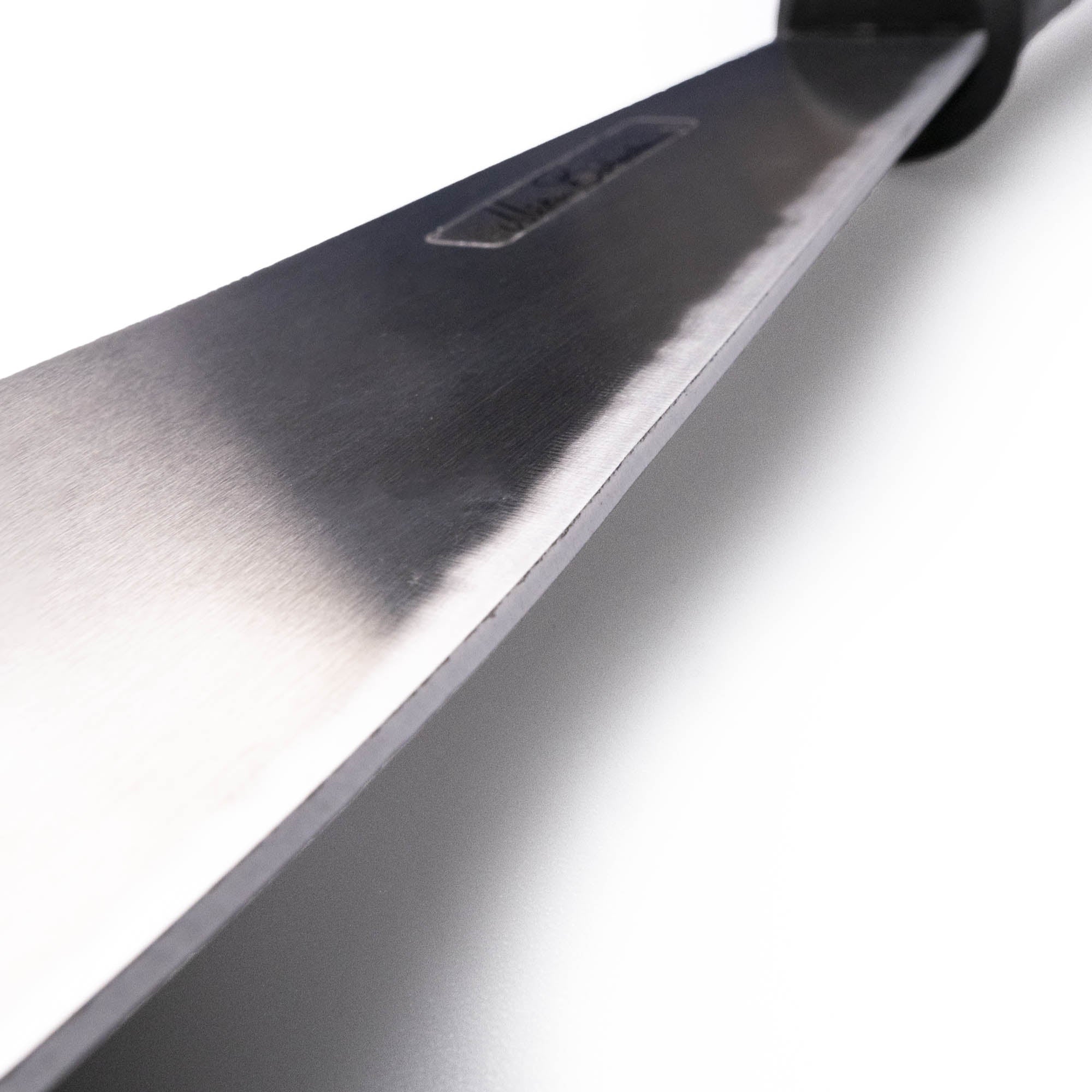 Mr Babache juggling knife close up of the blade edge
