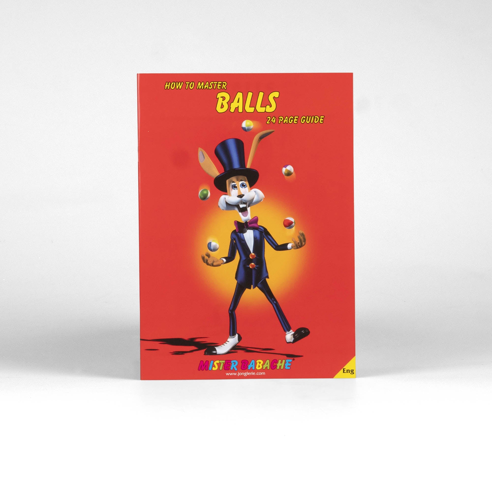 front cover of juggling booklet