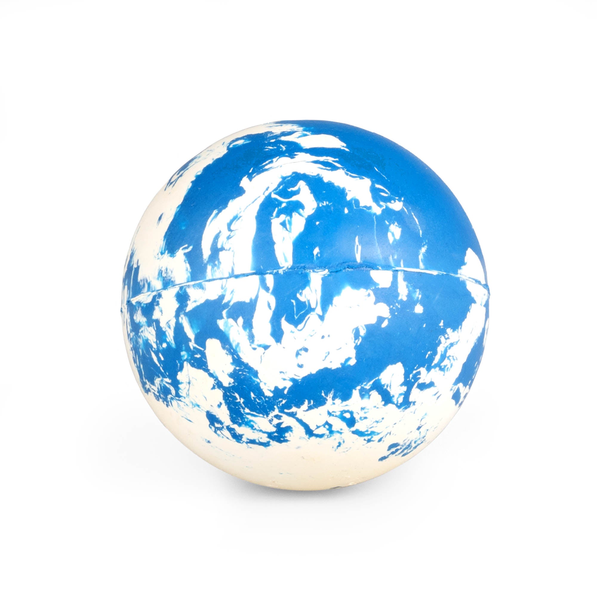 Single blue oddballs bounce ball