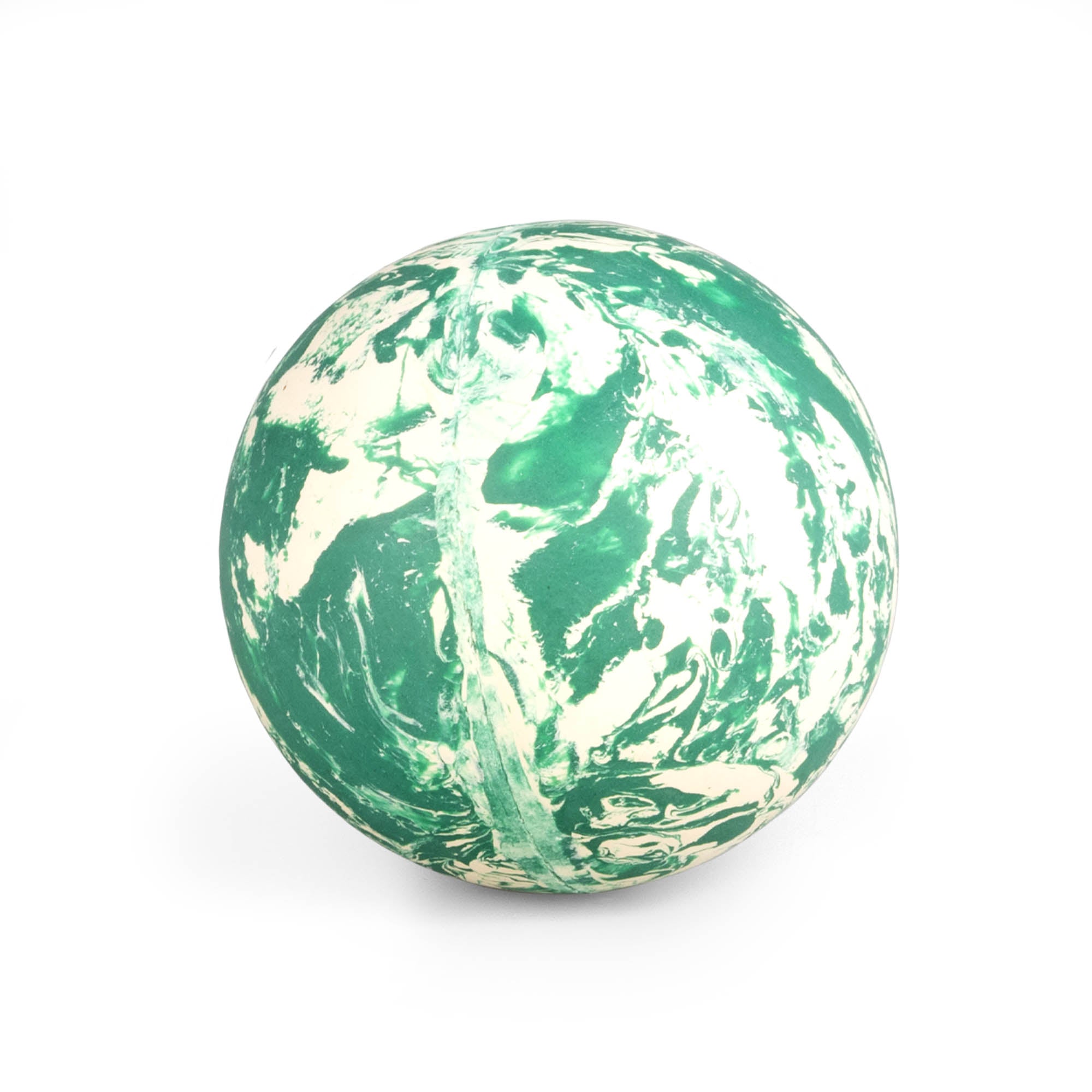 Single green oddballs bounce ball