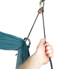 Petzl pulley oscillante rigged pulling silk