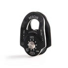 Petzl pulley rescue in black at angle