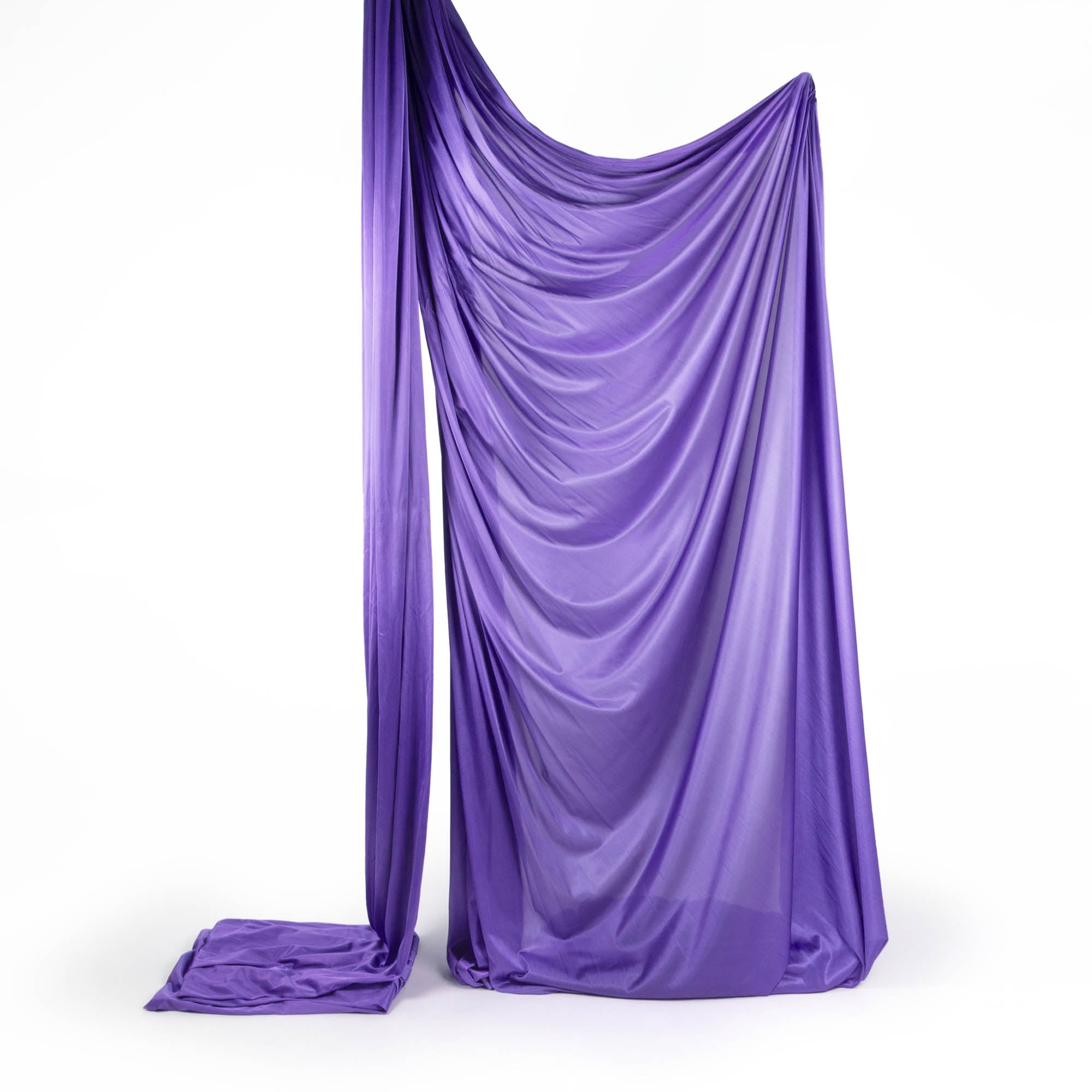 Purple rigged silk
