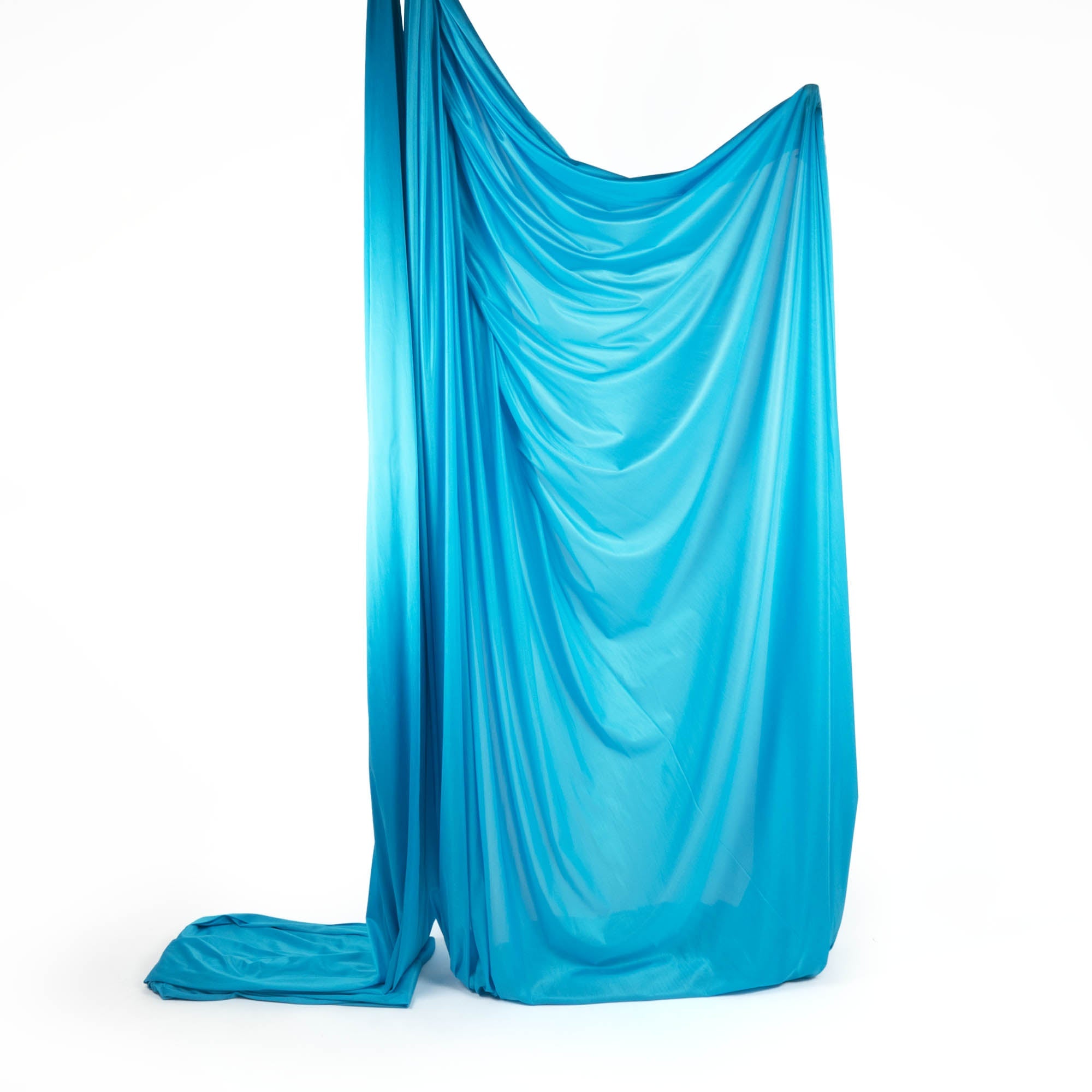 Turquoise rigged silk