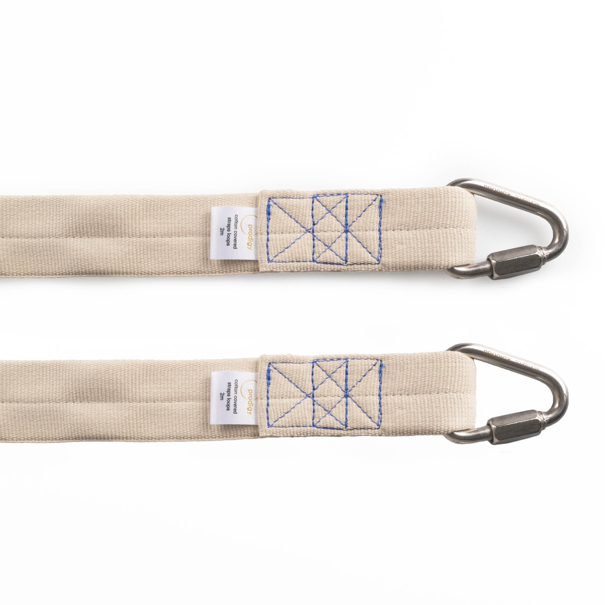 Pair of Prodigy cotton covered aerial loop close up