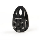 Black pulley system with 'Prodigy' branding on a white background