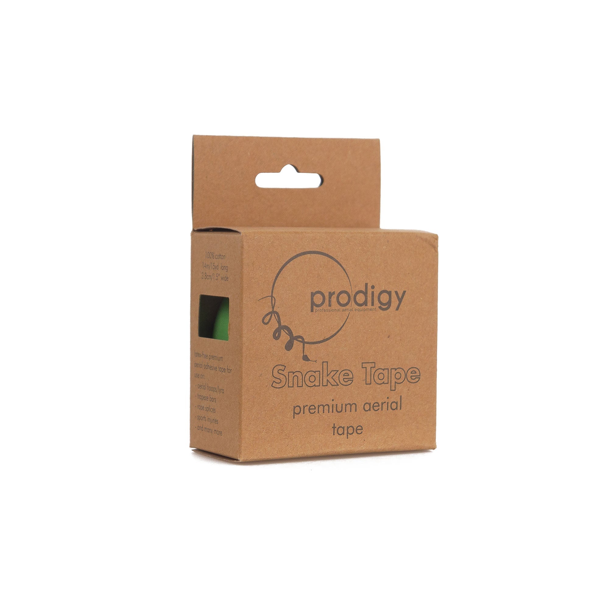 Prodigy snake tape green in box