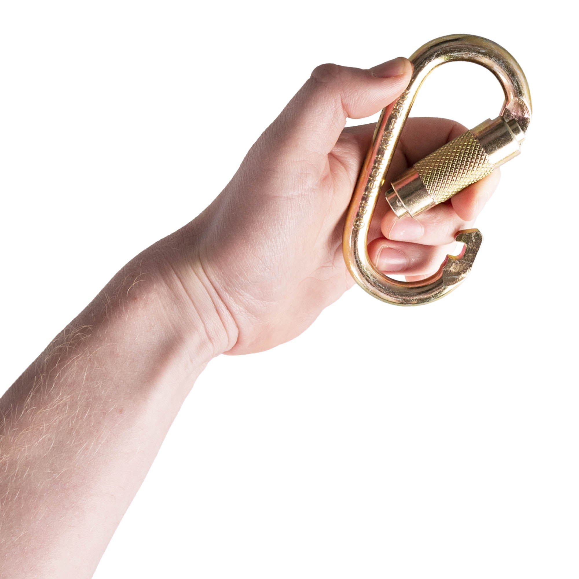 Prodigy double action carabiner in hand