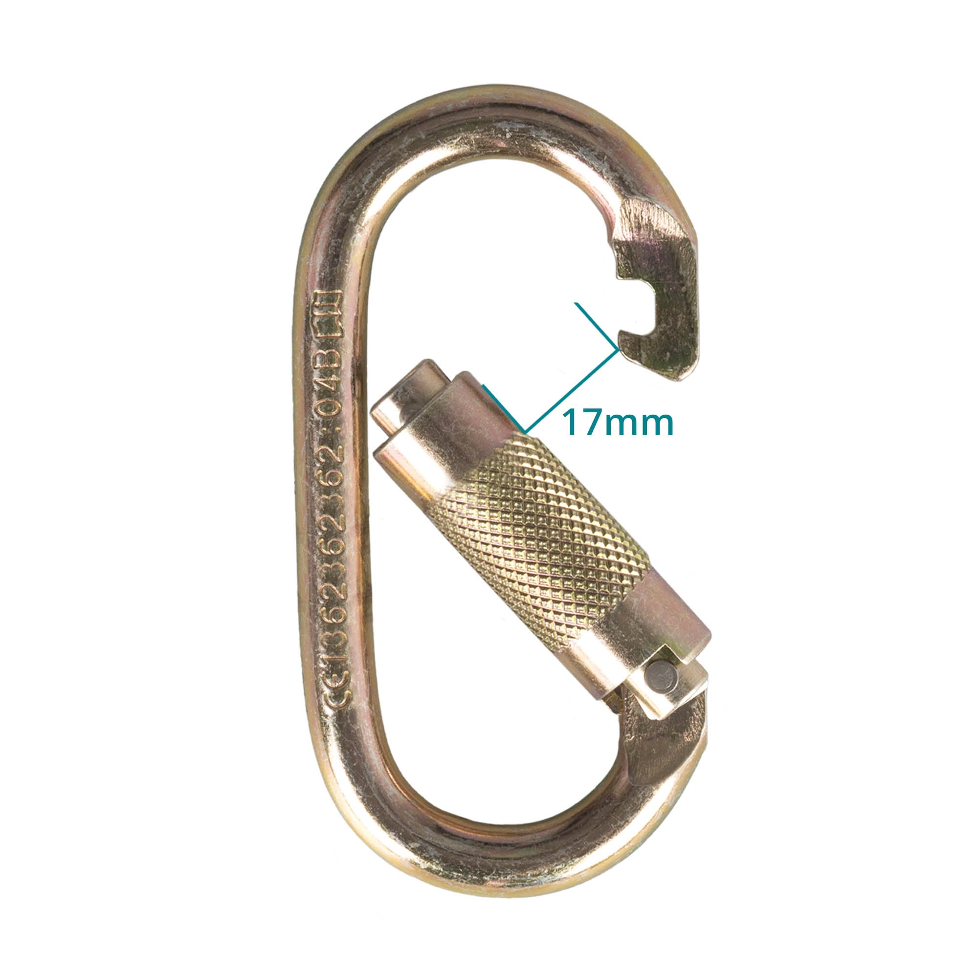 Prodigy double action carabiner measurement