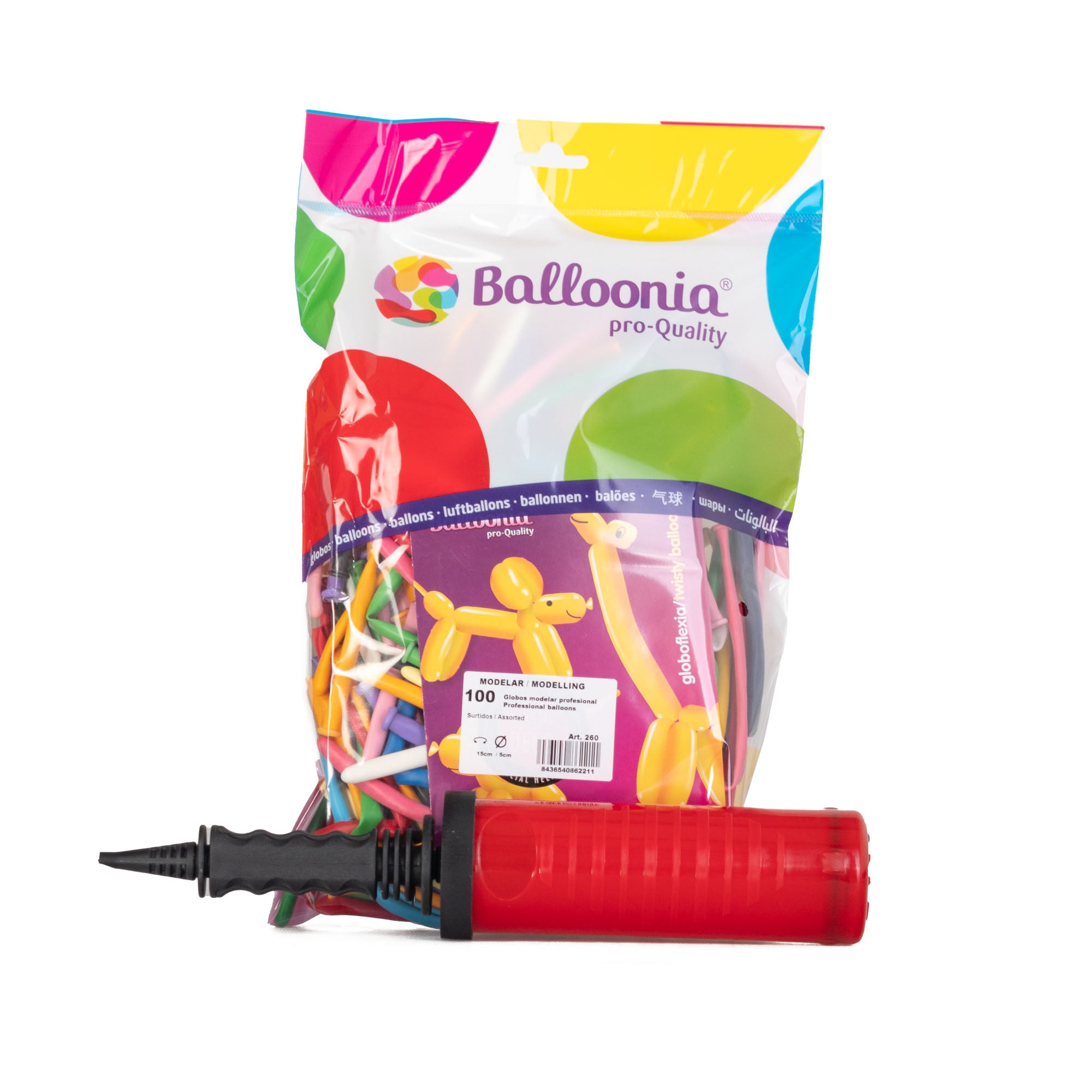 Balloonia Modelling Balloons - Complete Set with Pump – Firetoys US
