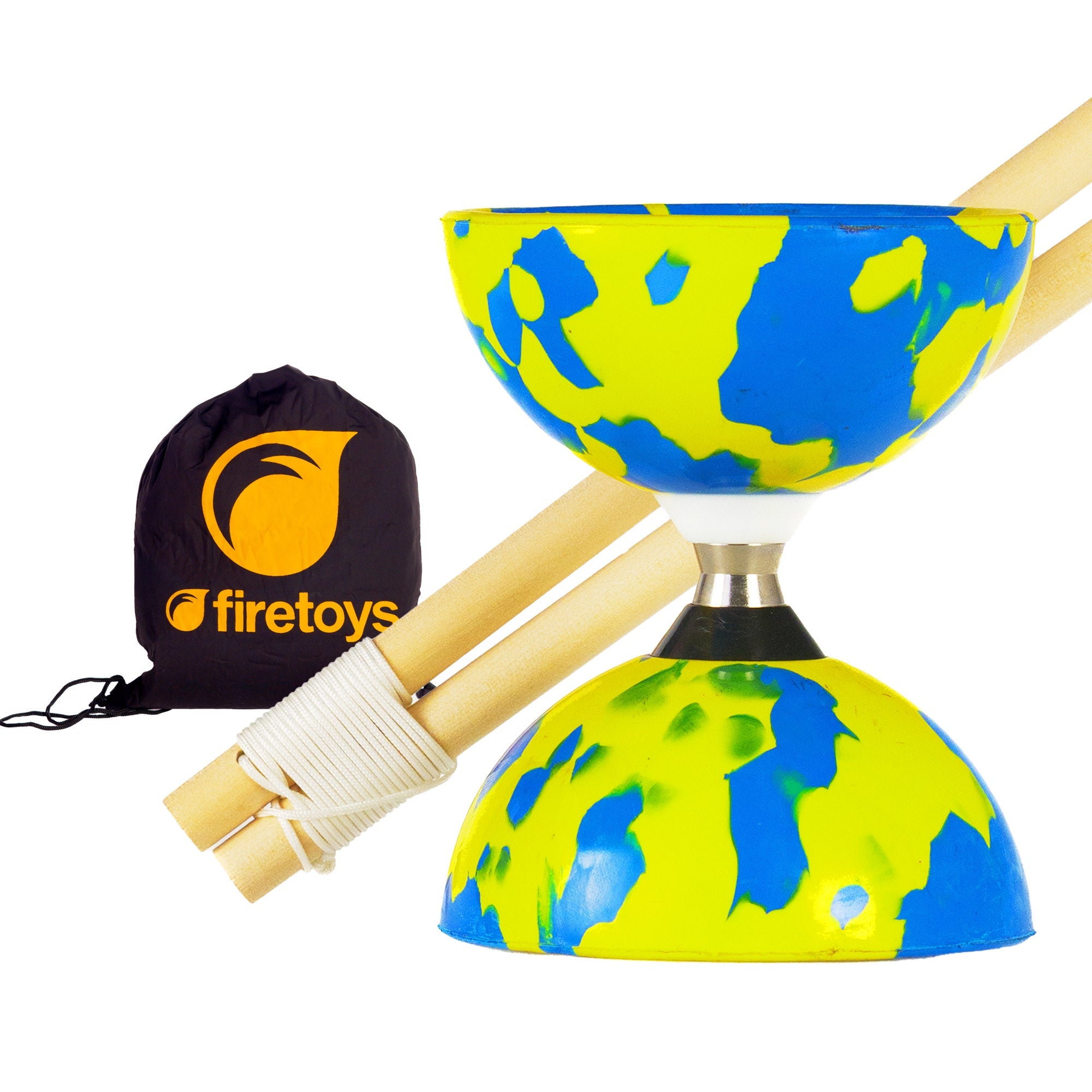 Jester Bearing Diabolo Set with Wooden sticks & Bag – Firetoys US