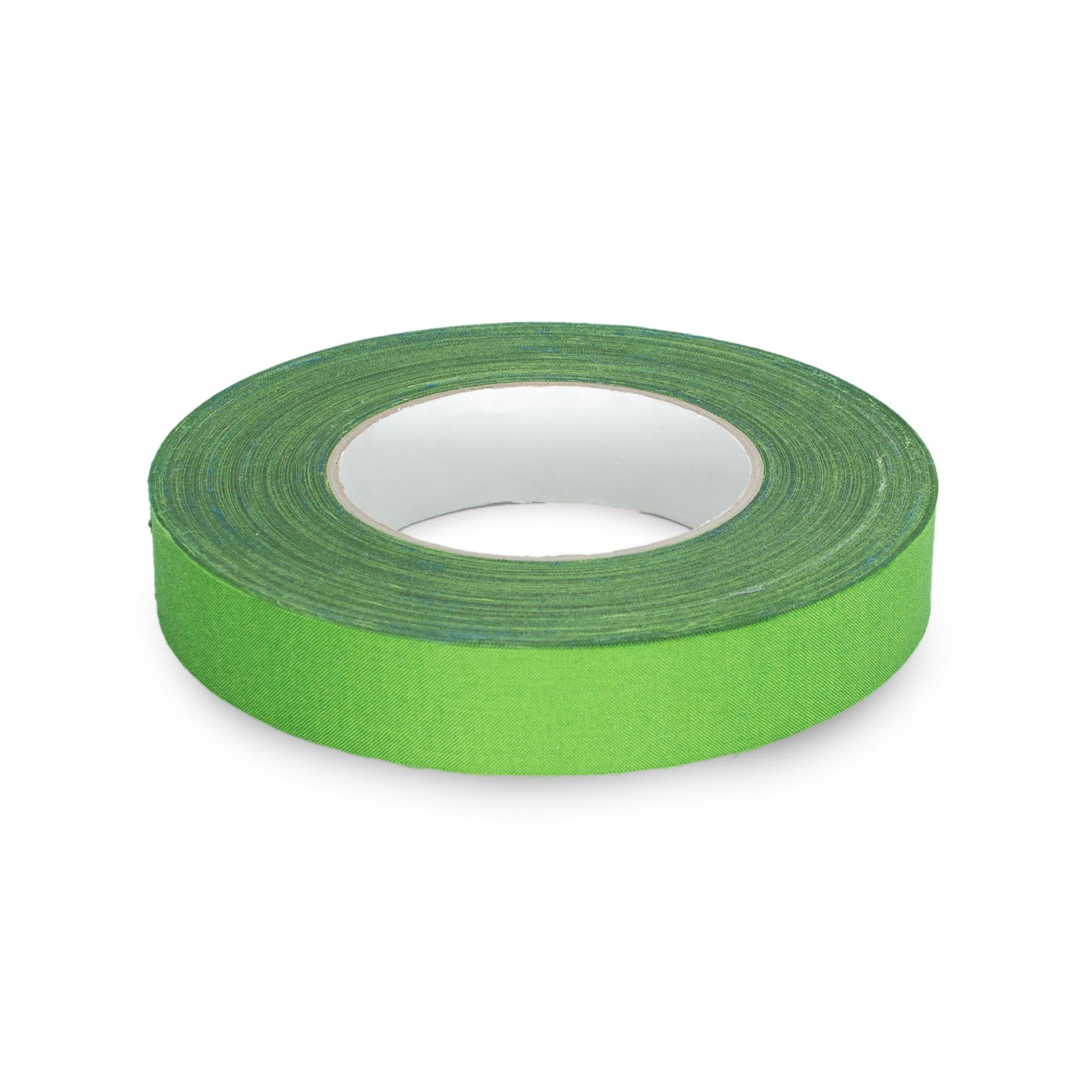 unpackaged green 2.5cm wide tape