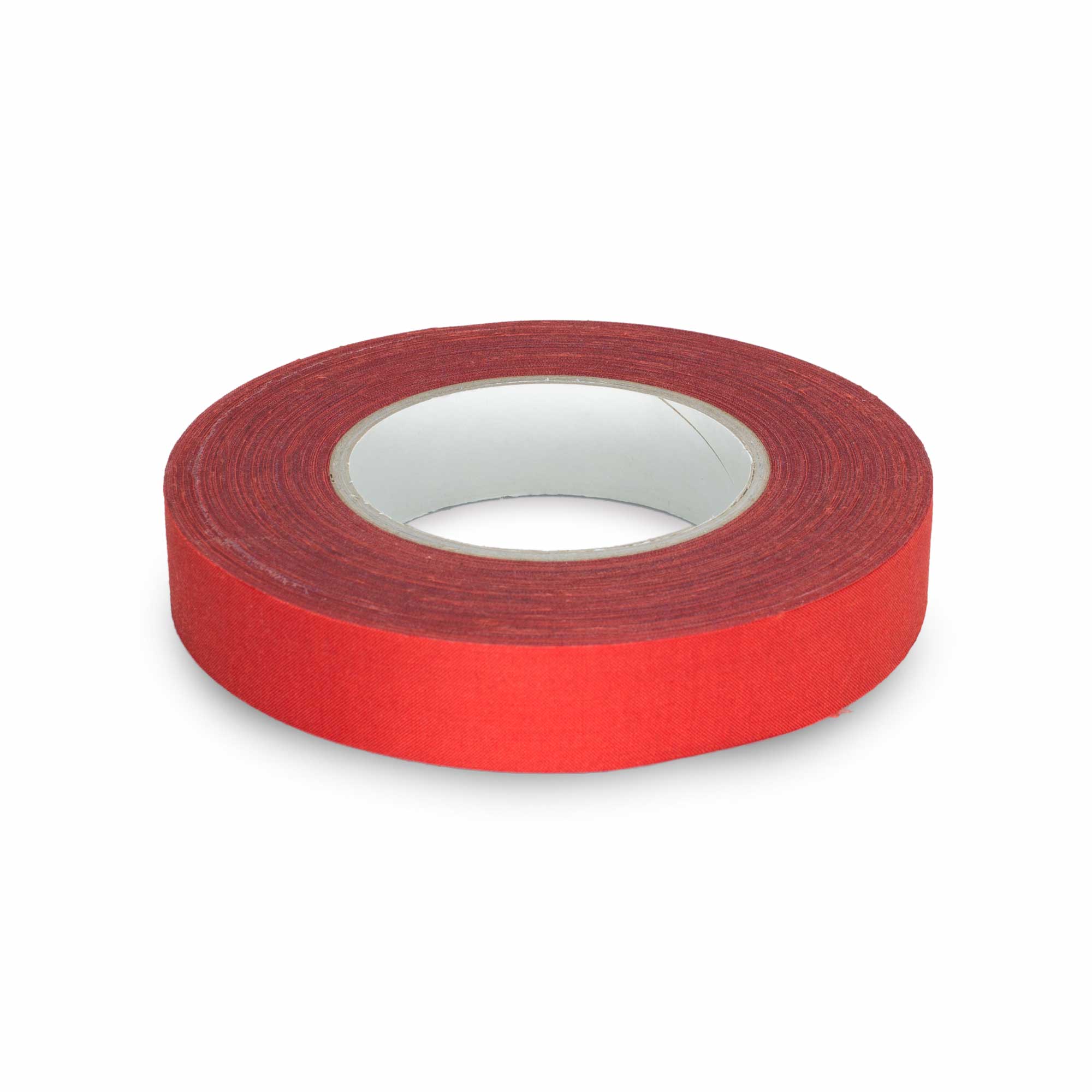 unpackaged red 2.5cm wide tape