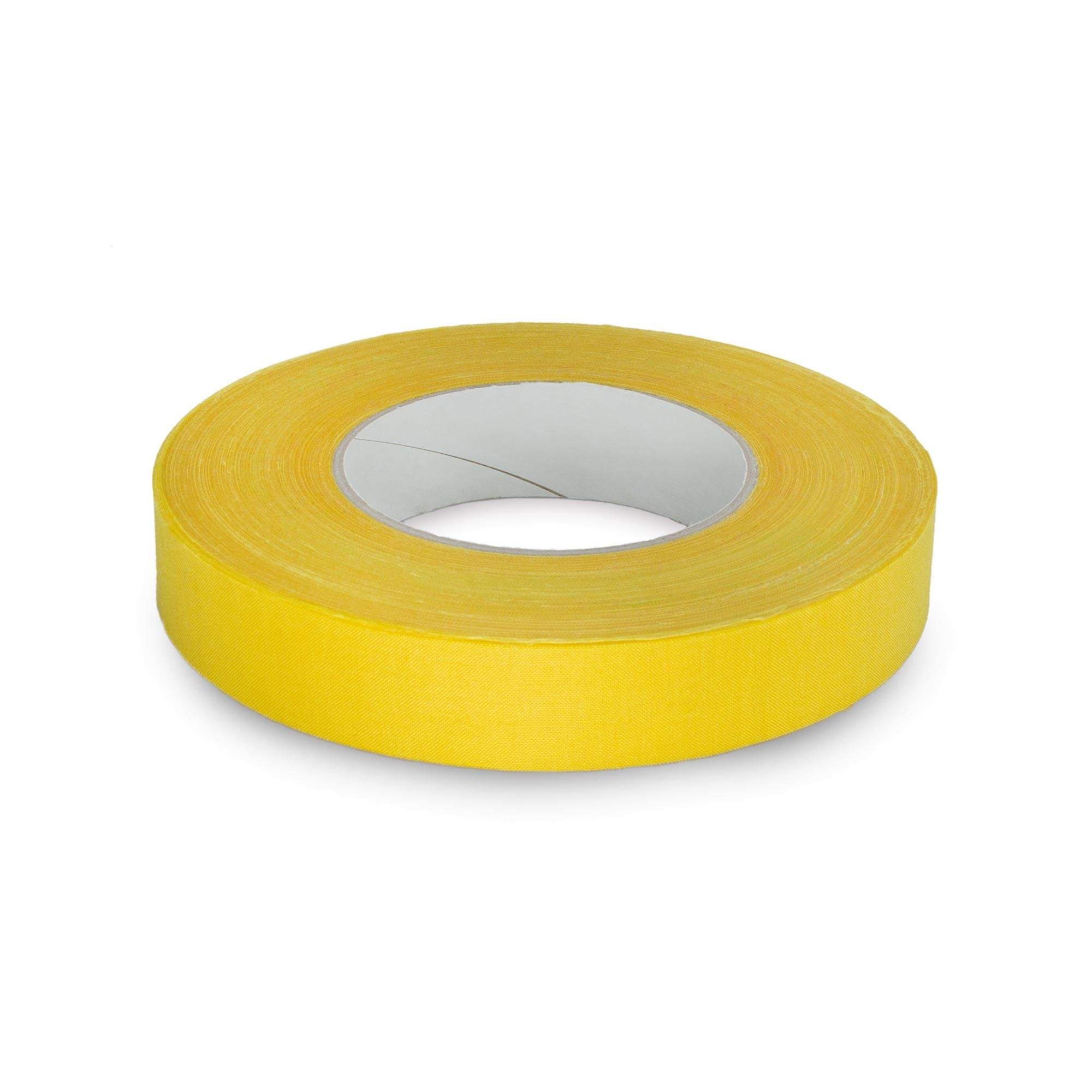 unpackaged yellow 2.5cm wide tape
