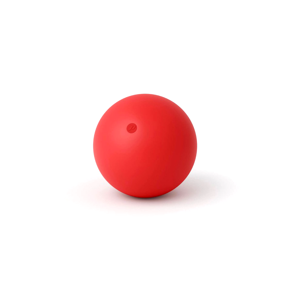 MMX 62mm Juggling ball in red, with white background