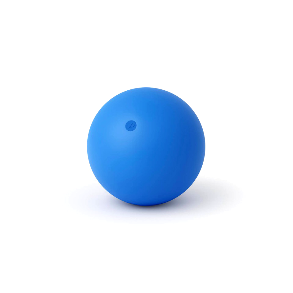 MMX 67mm juggling ball blue, with white background
