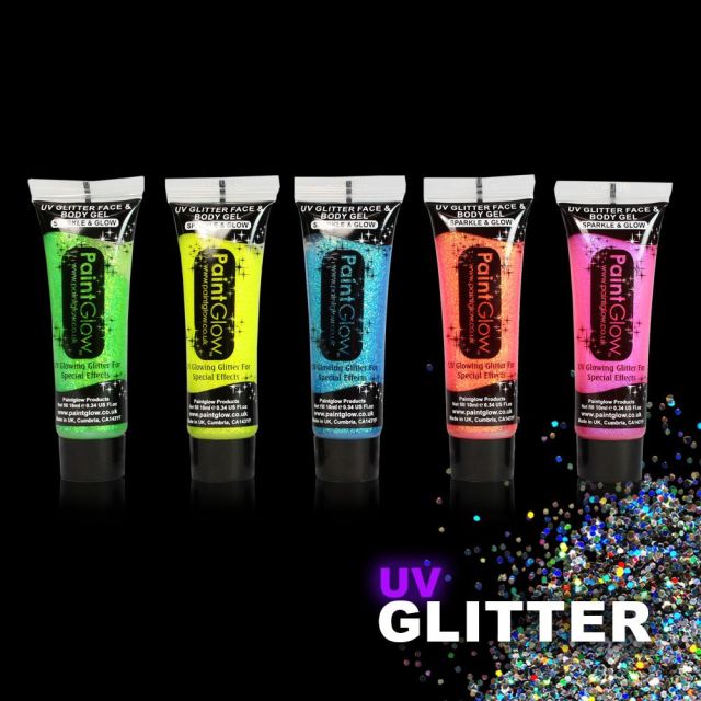 Paintglow - 10ml UV Glitter Face & Body Gel