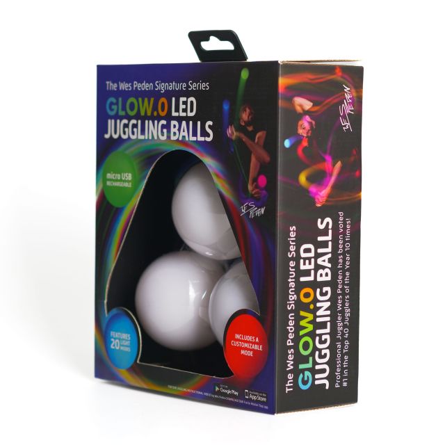 Wes Peden Glow.0 LED Juggling Balls - Set of 3