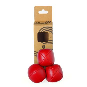 Firetoys Juggling - 70g thud-Set of 3x Juggling Balls -Red