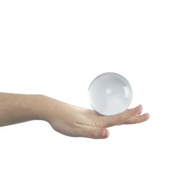 Clear Acrylic Contact Ball with protective bag