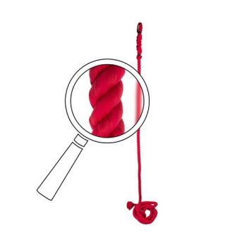 Firetoys 3 Ply Red Free Rope (Corde Lisse) With Steel Eye