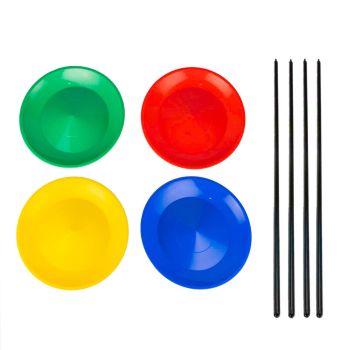 Spinning Plates PRO x3 Circus Skills With Plaster Flexi Stick x3 Children's *UK* 